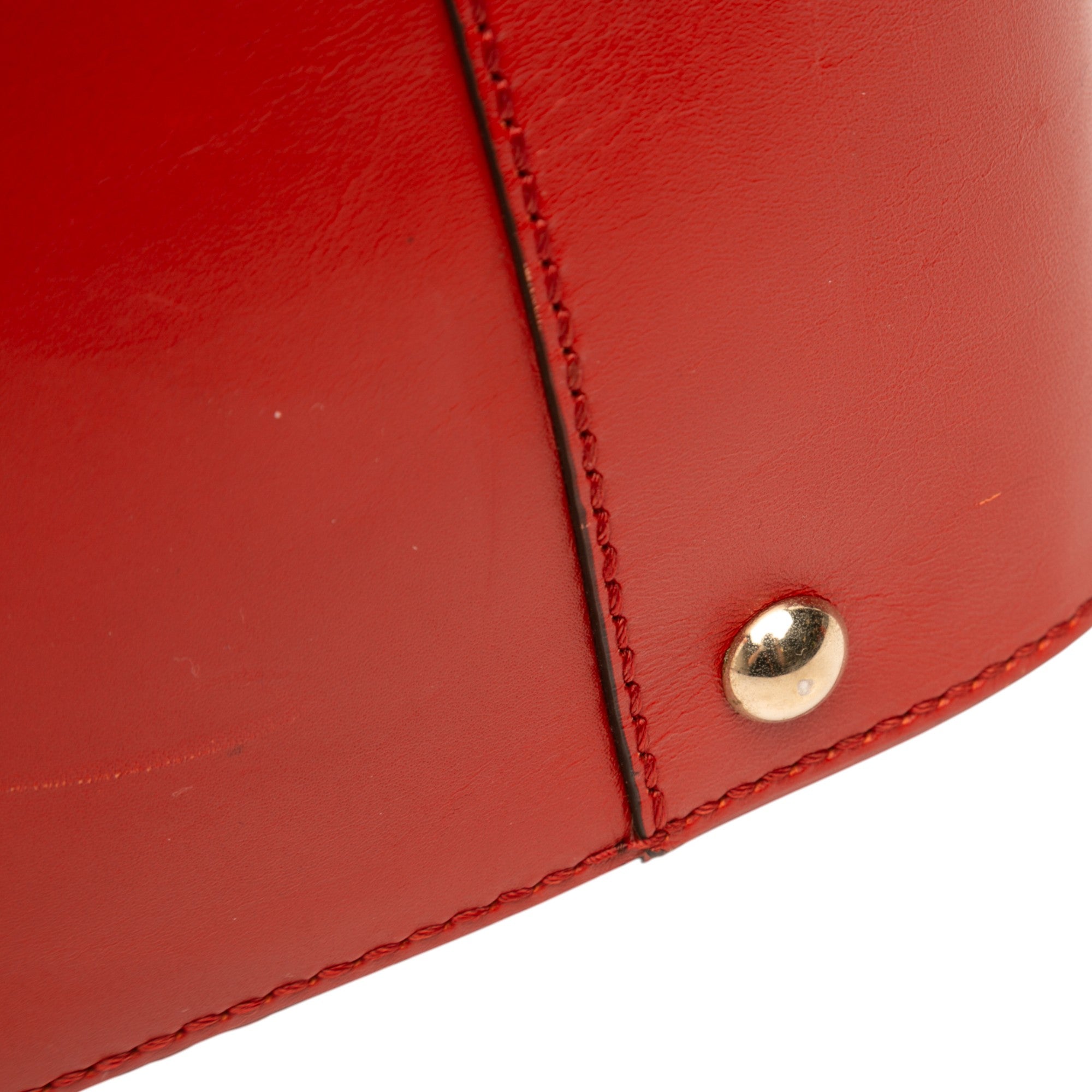 Diamante Bright Leather Satchel - Image 9