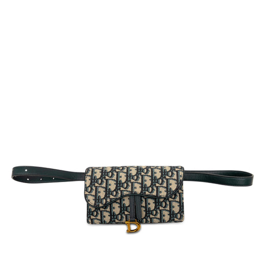 Oblique Canvas Saddle Belt Bag - Image 1