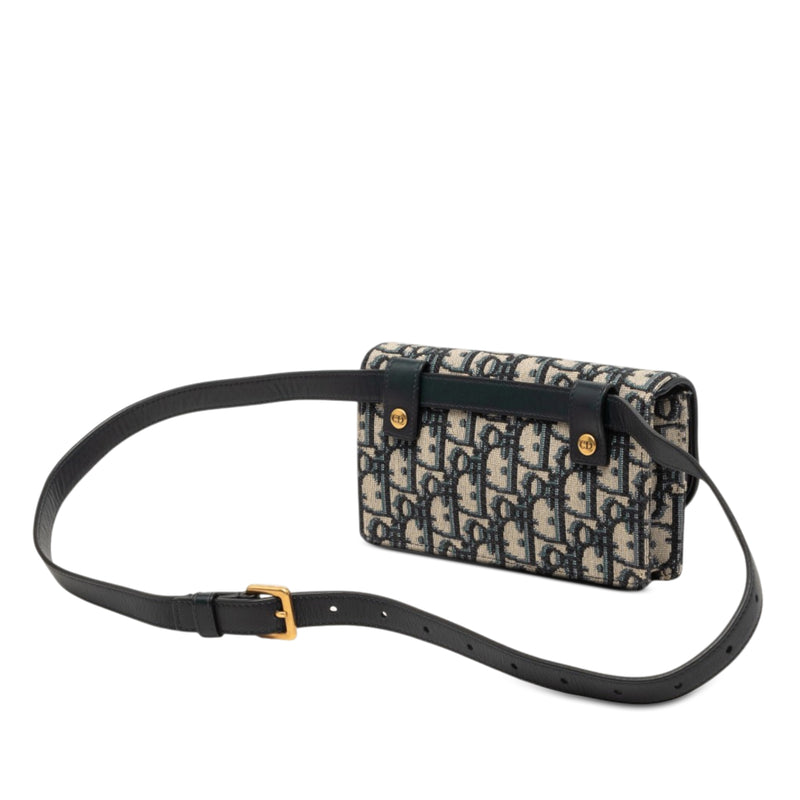 Oblique Canvas Saddle Belt Bag - Image 2