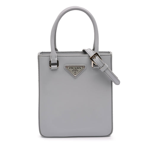 Small Leather Brushed Tote - Image 1