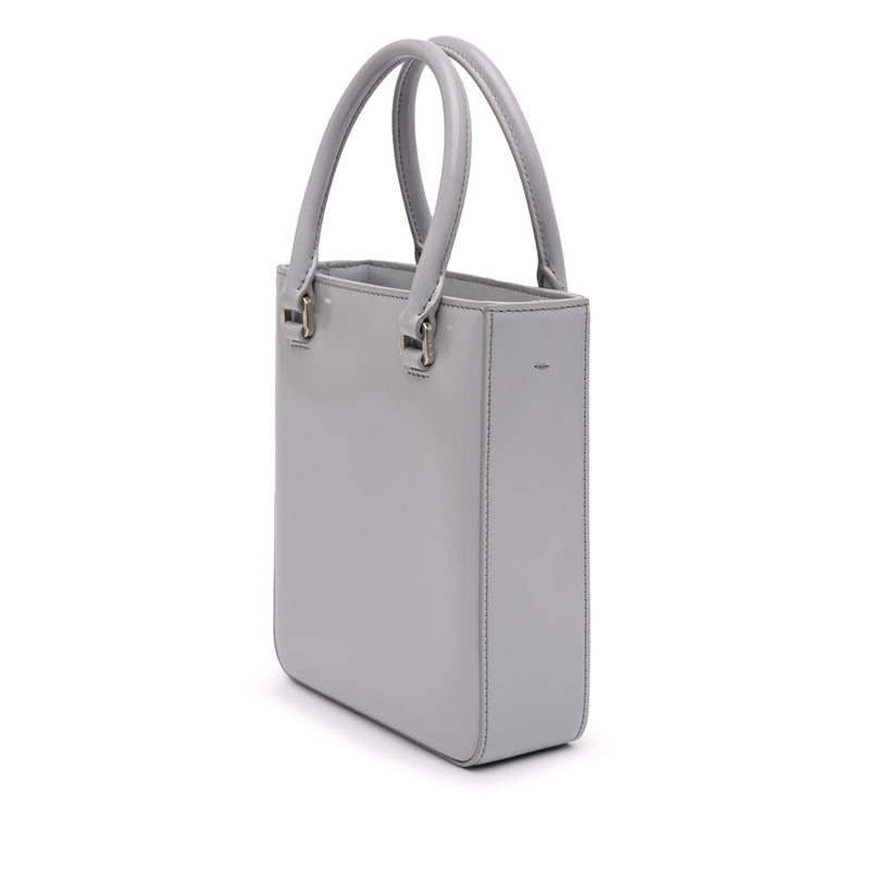 Small Leather Brushed Tote - Image 2