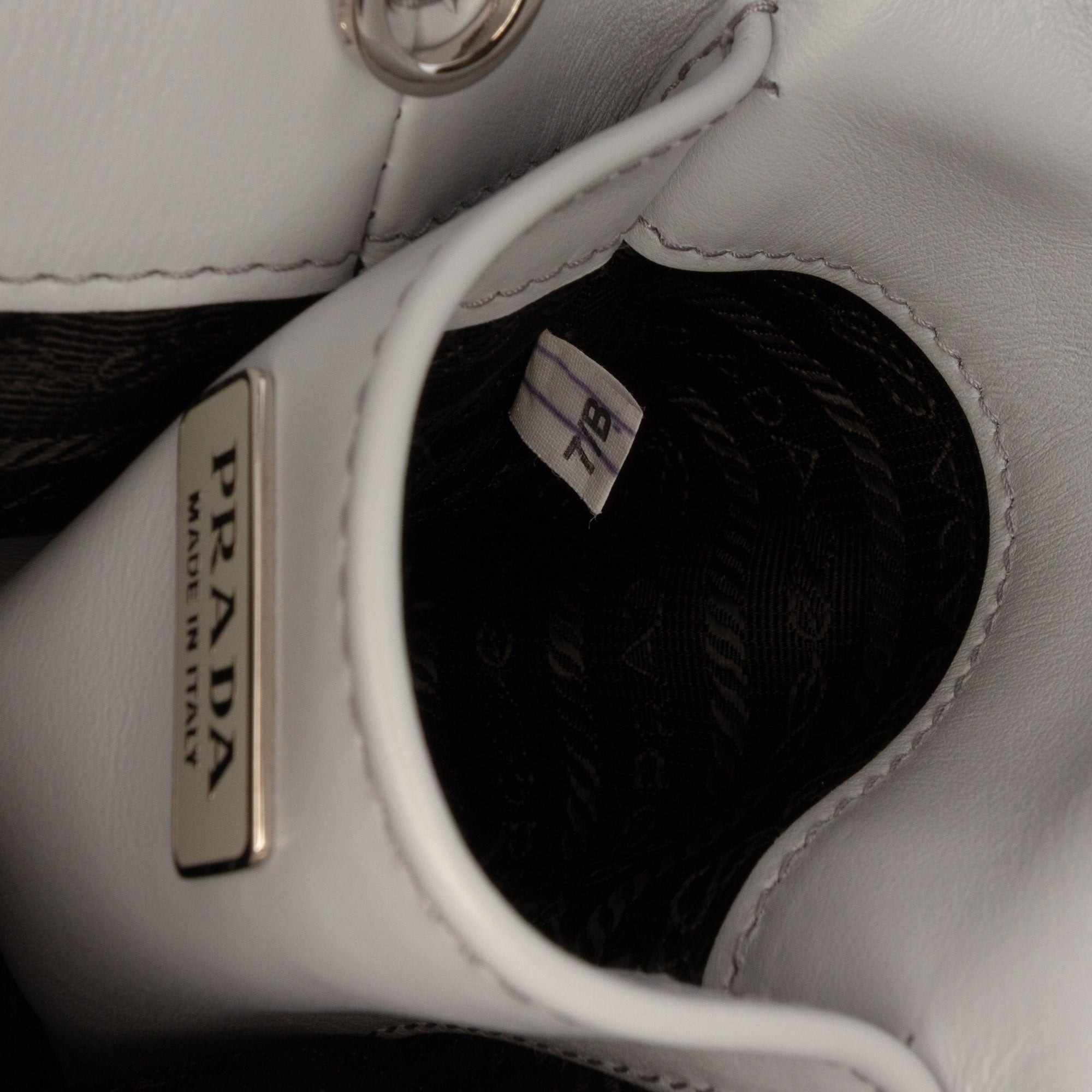 Small Leather Brushed Tote - Image 6