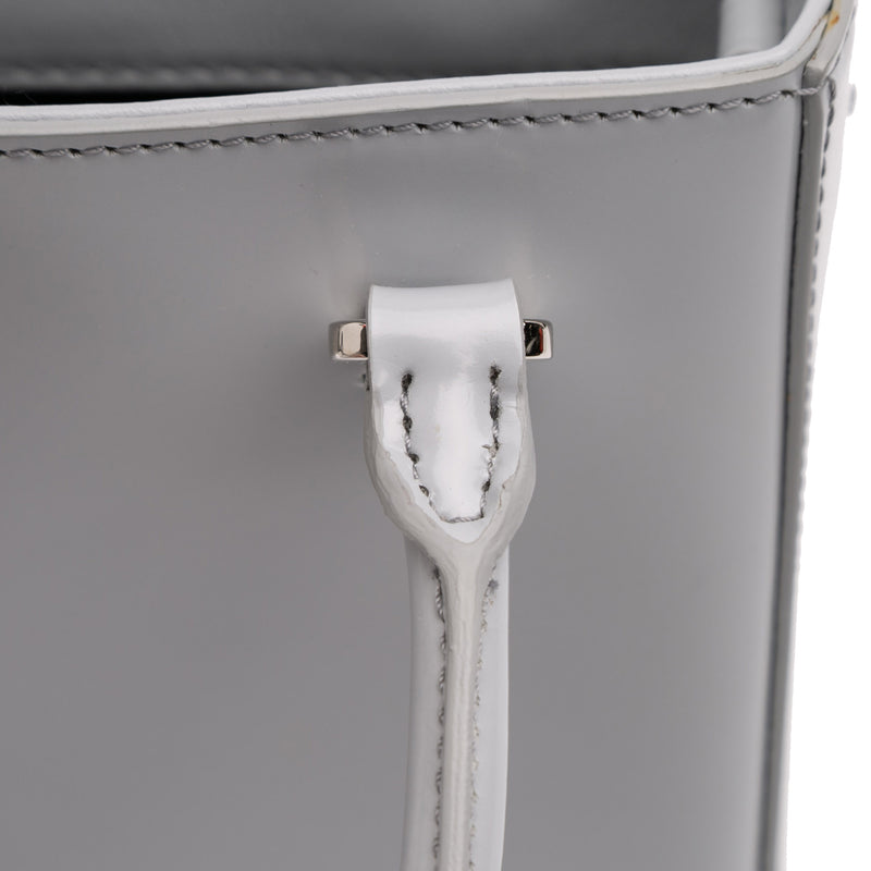 Small Leather Brushed Tote - Image 7