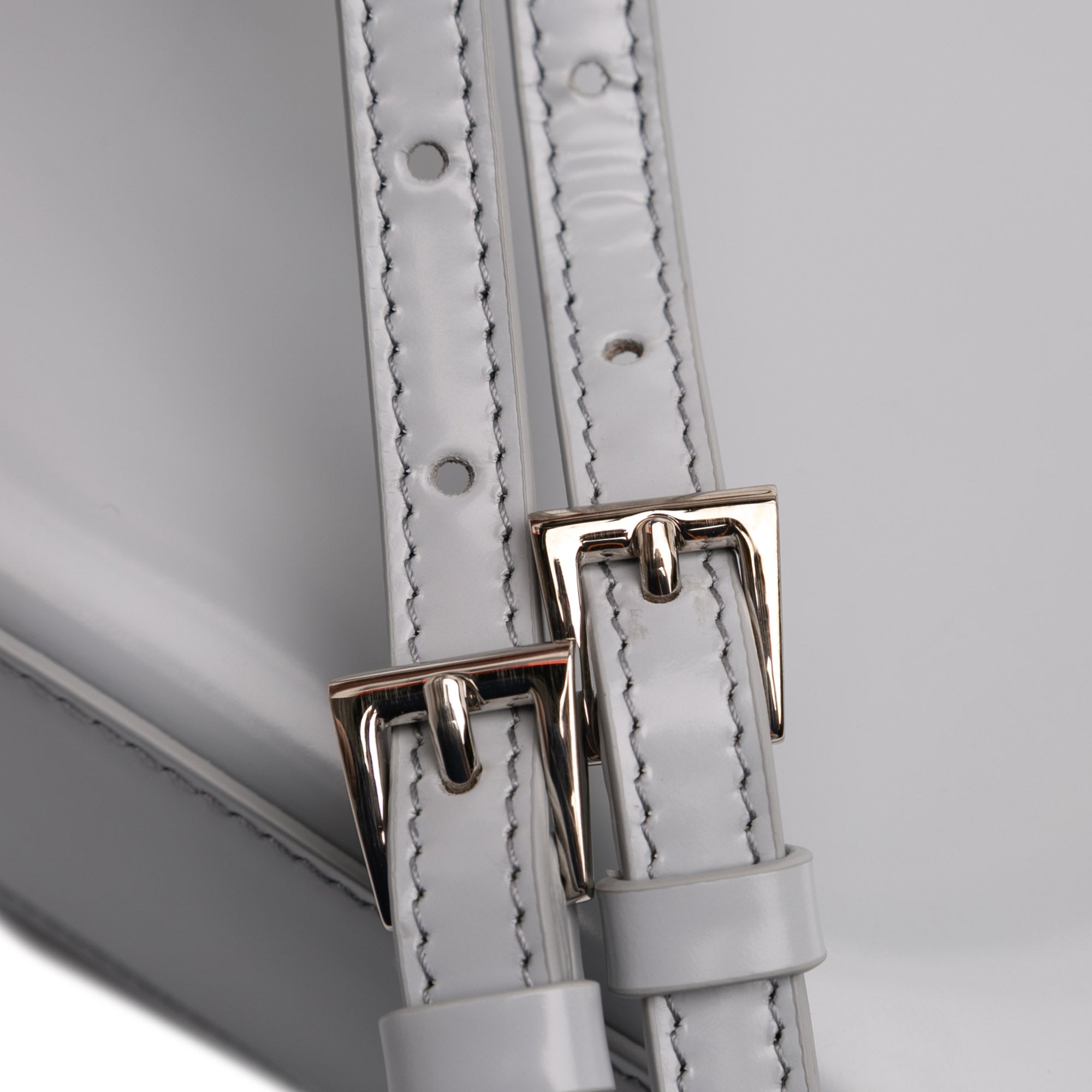 Small Leather Brushed Tote - Image 8