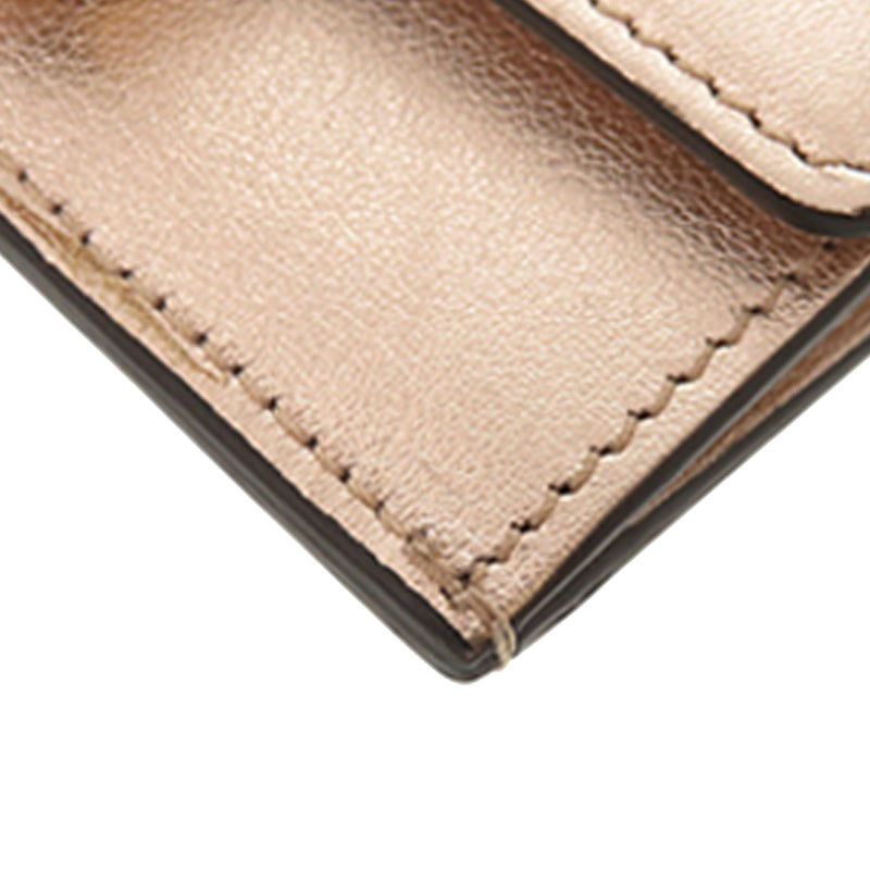 Metallic Calfskin FF 1974 Baguette Card Holder - Image 12