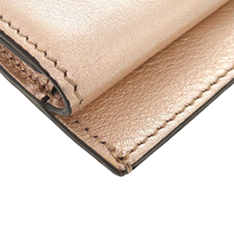 Metallic Calfskin FF 1974 Baguette Card Holder - Image 15