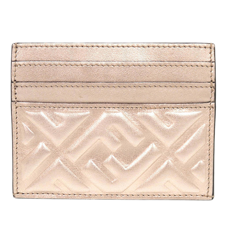 Metallic Calfskin FF 1974 Baguette Card Holder - Image 2
