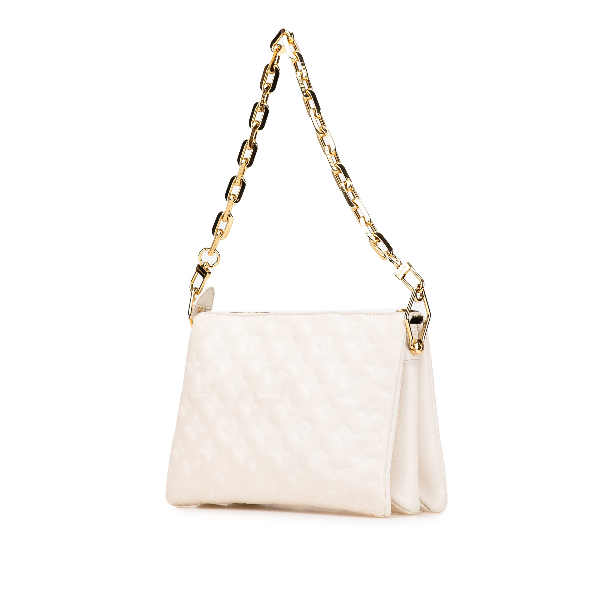 Monogram Embossed Puffy Lambskin Coussin PM - Image 2