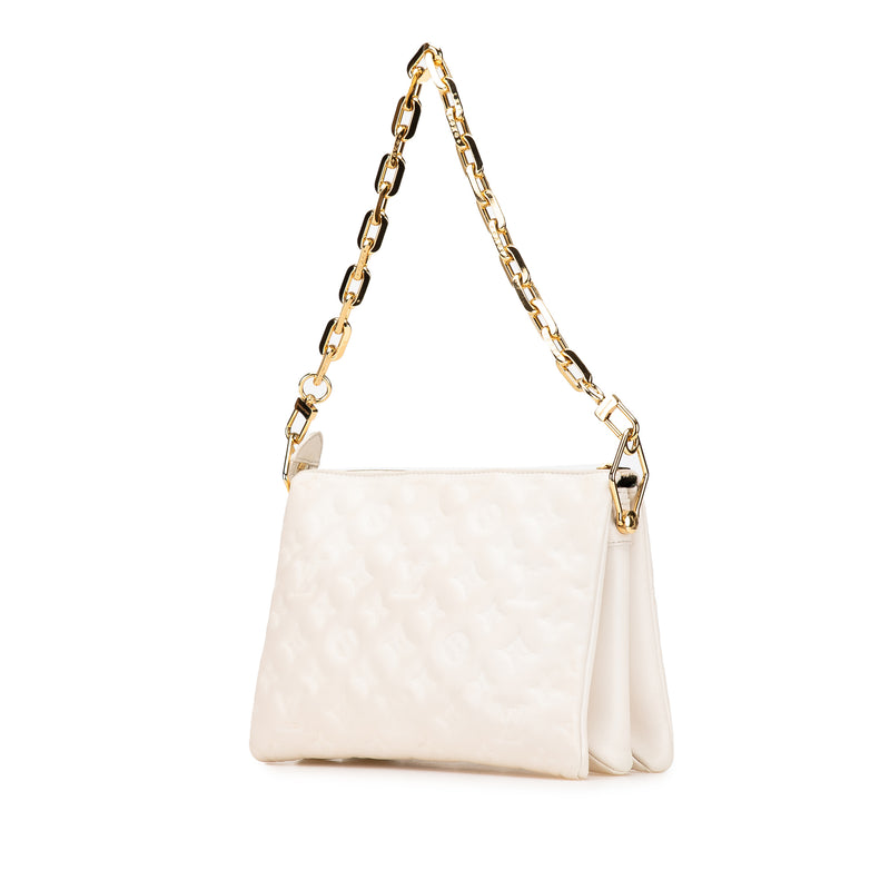 Monogram Embossed Puffy Lambskin Coussin PM - Image 2