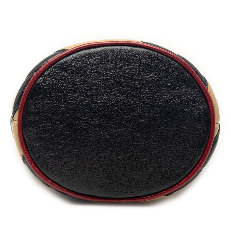 Mini GG Marmont Matelasse Diagonal Leather Torchon Bucket Bag - Image 3