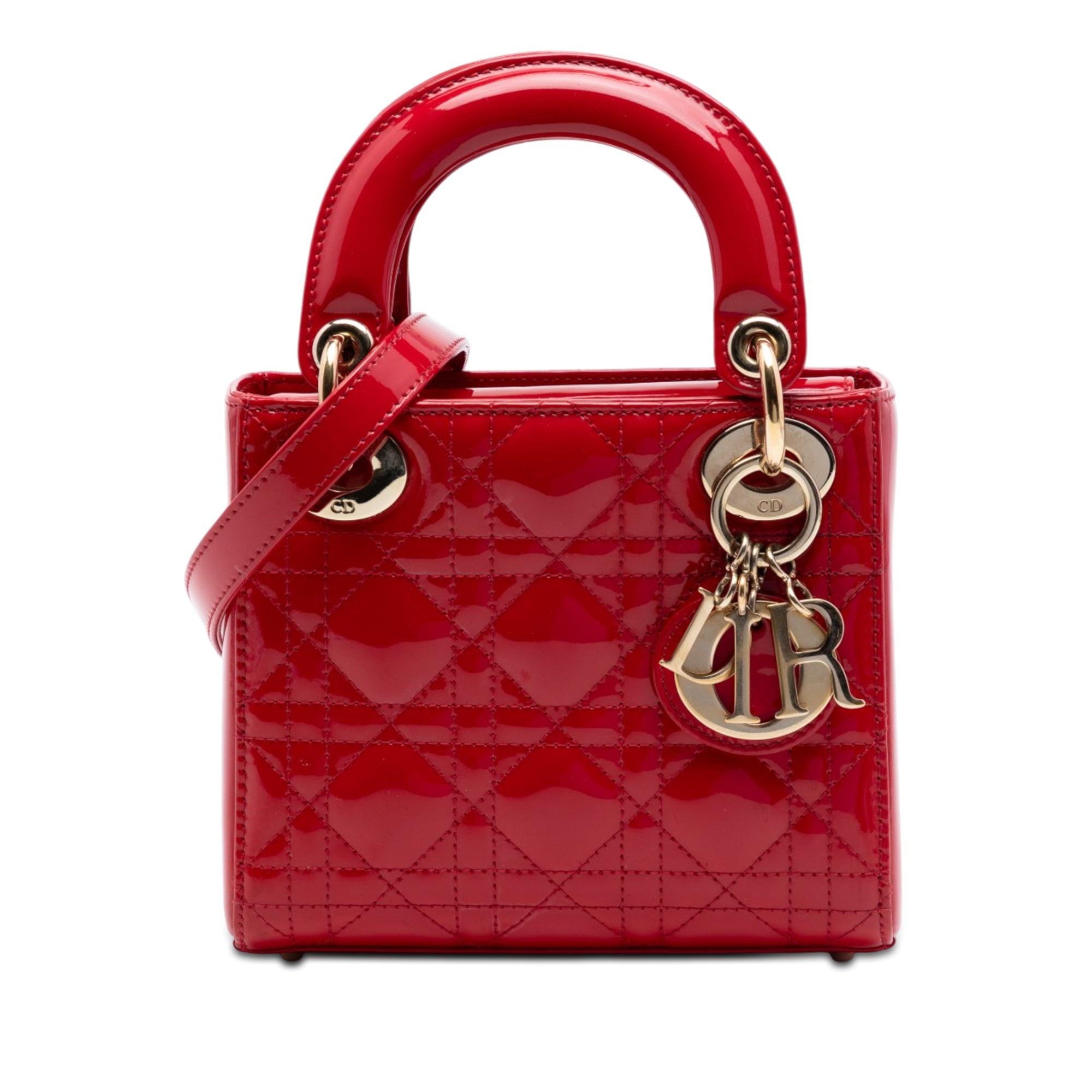 Mini Patent Cannage Lady Dior - Image 1