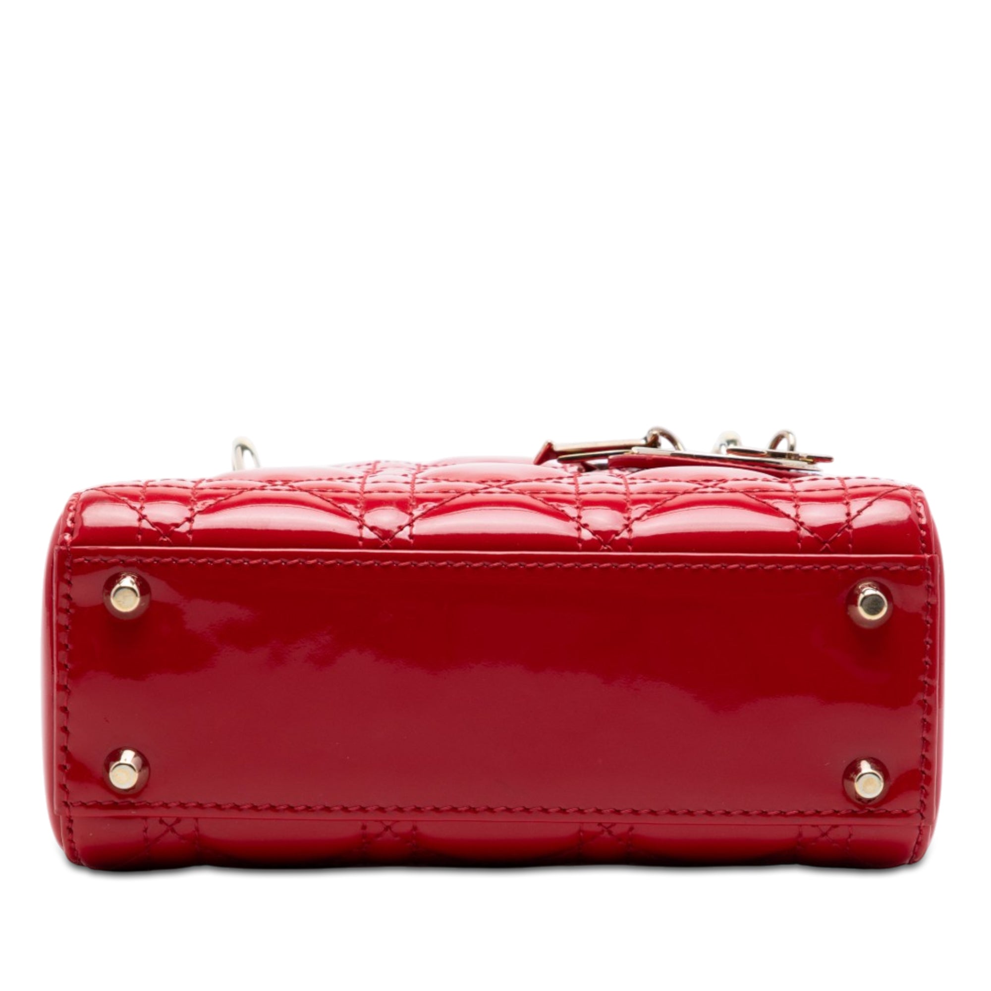 Mini Patent Cannage Lady Dior - Image 3