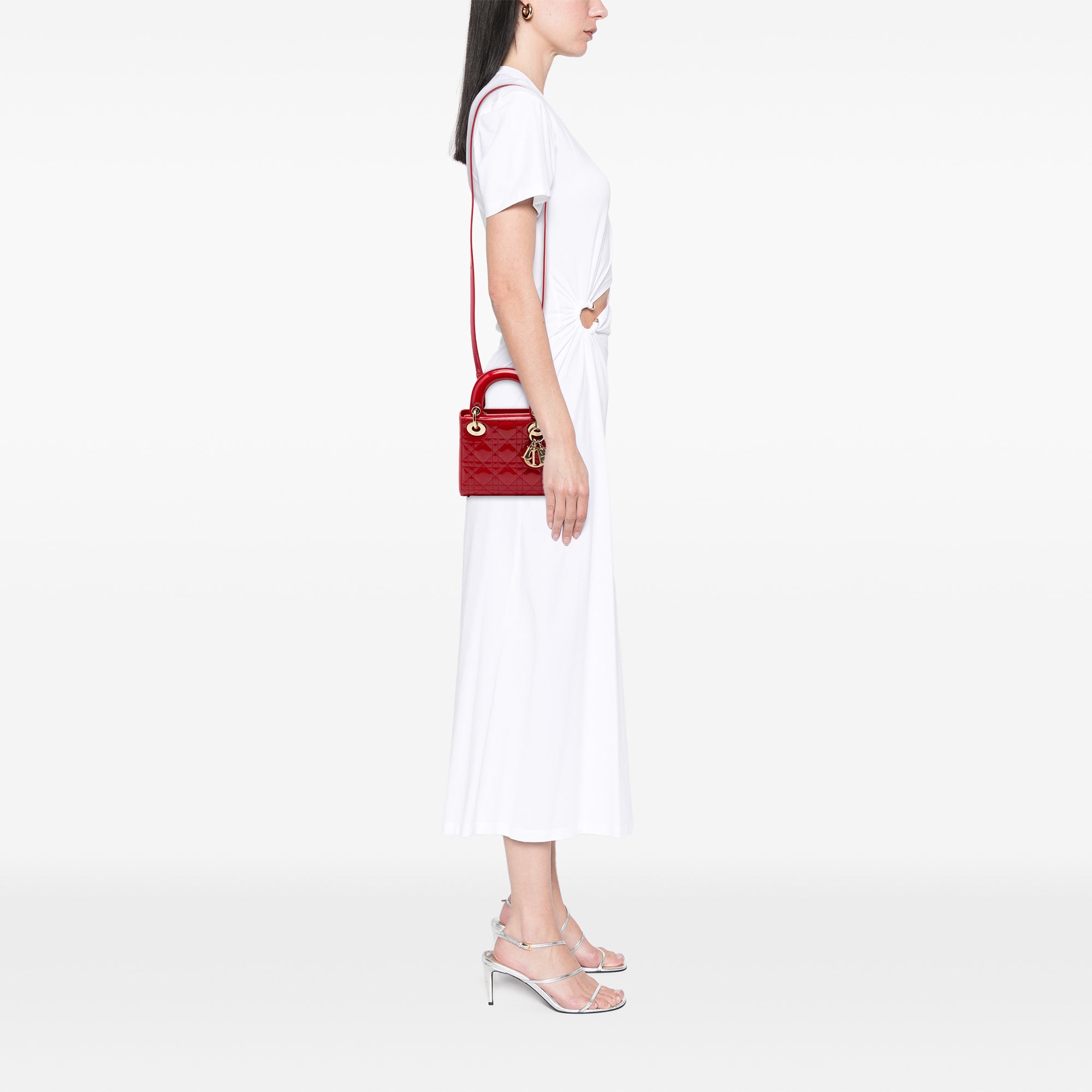 Mini Patent Cannage Lady Dior - Image 6