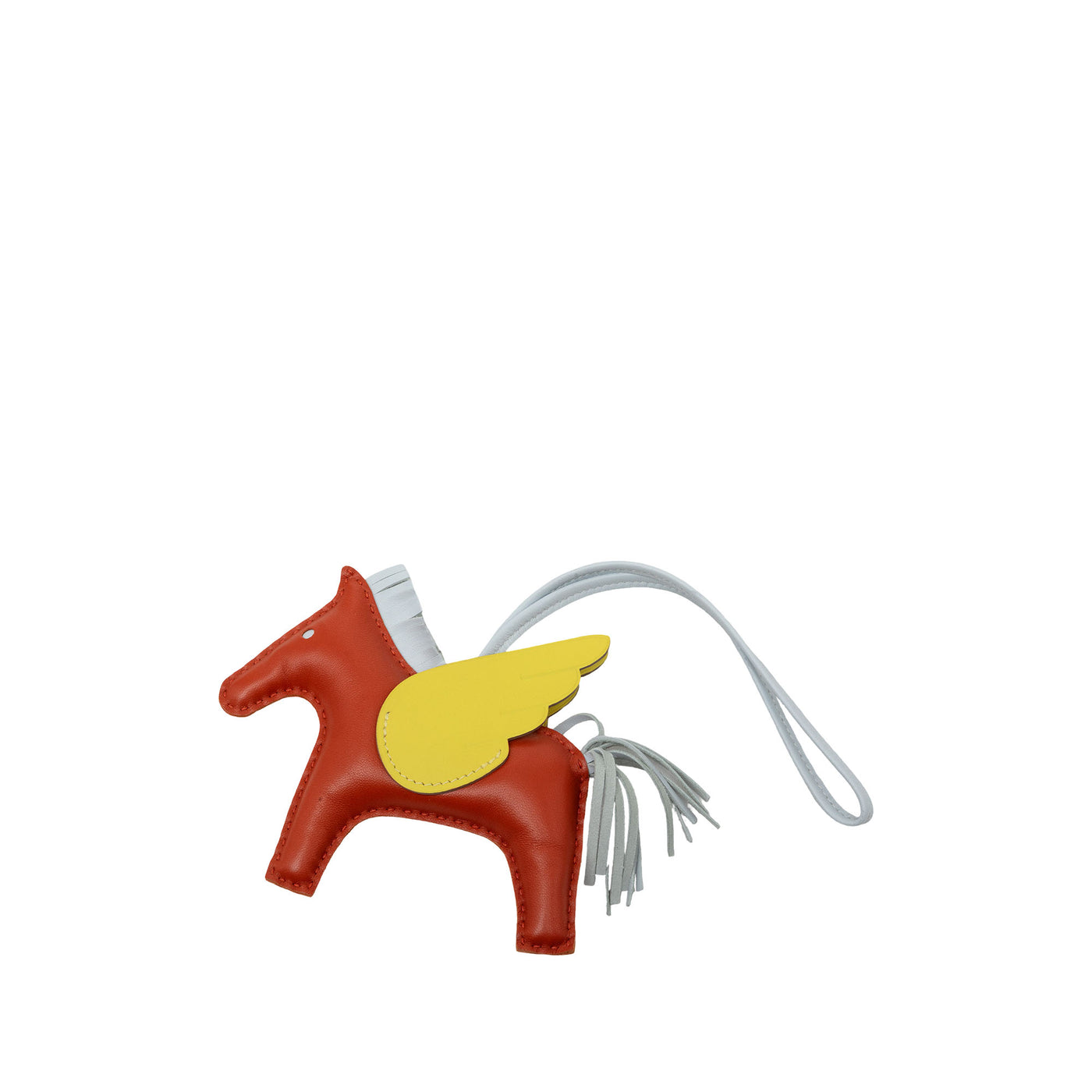 Milo Lambskin and Swift Grigri Rodeo Pegase Bag Charm PM - Image 1