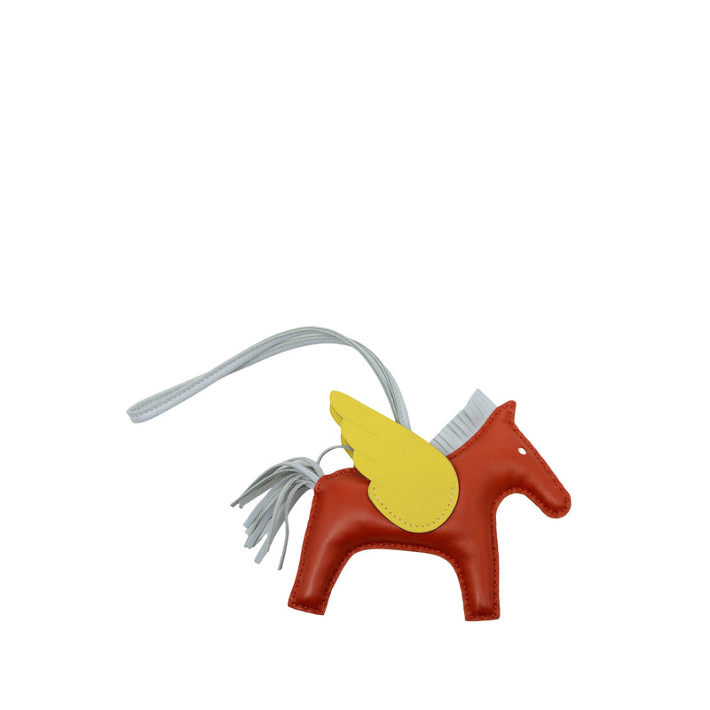 Milo Lambskin and Swift Grigri Rodeo Pegase Bag Charm PM - Image 2