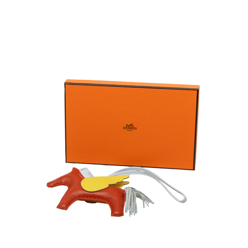 Milo Lambskin and Swift Grigri Rodeo Pegase Bag Charm PM - Image 5
