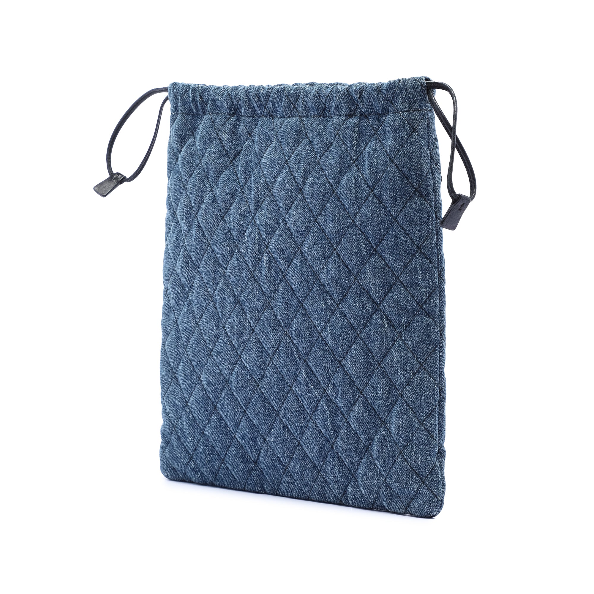 Impuntu  Denim Embroidered Drawstring Pouch - Image 2