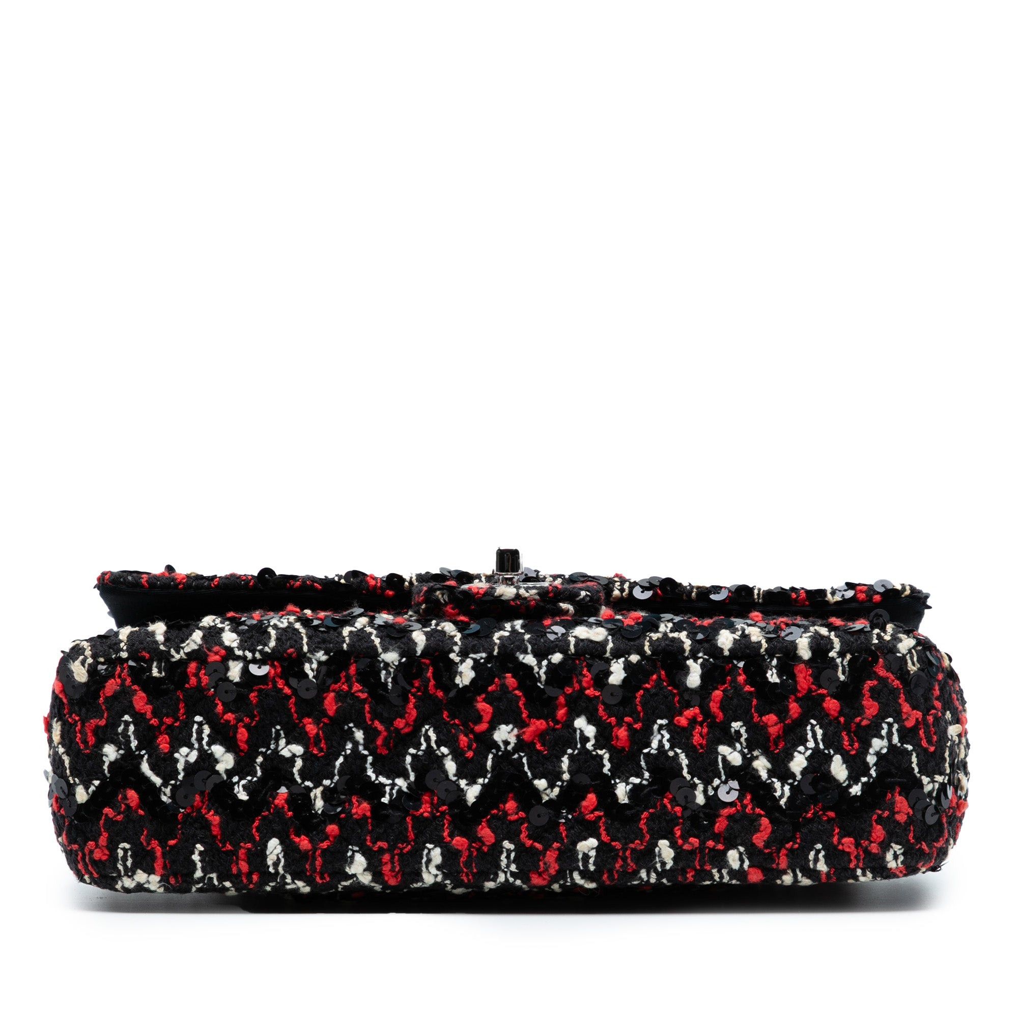 Medium Classic Tweed Sequins Double Flap - Image 3