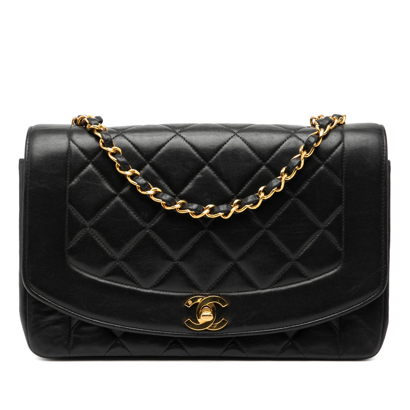 Medium Lambskin Diana Flap - Image 1