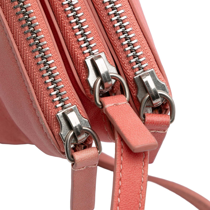 Small Lambskin Trio Crossbody - Image 11