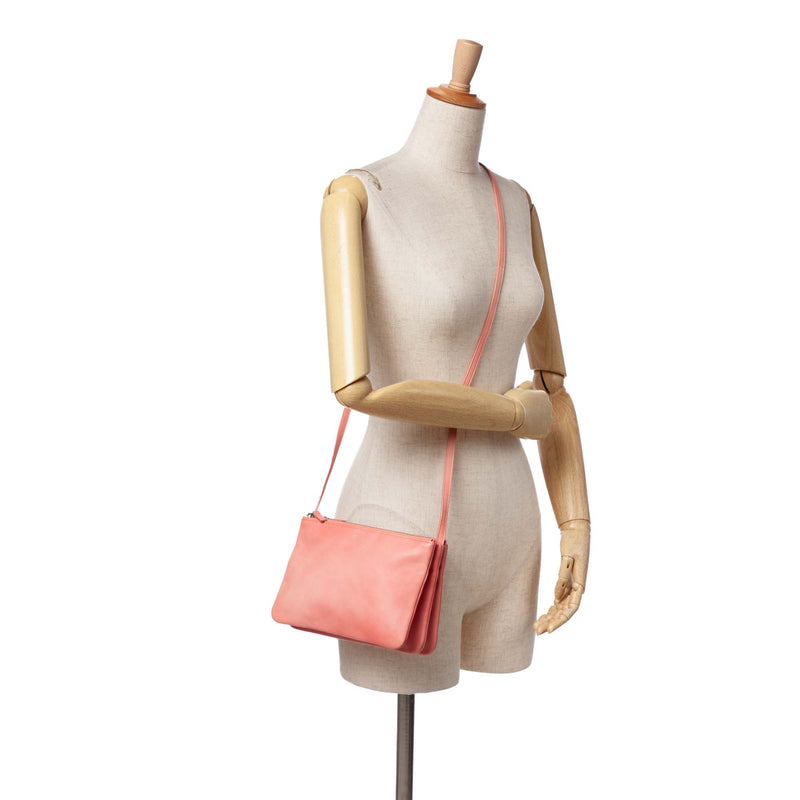 Small Lambskin Trio Crossbody - Image 12