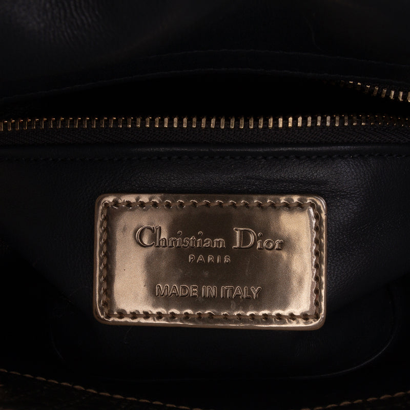 Mini Metallic Patent Microcannage Lady Dior - Image 5