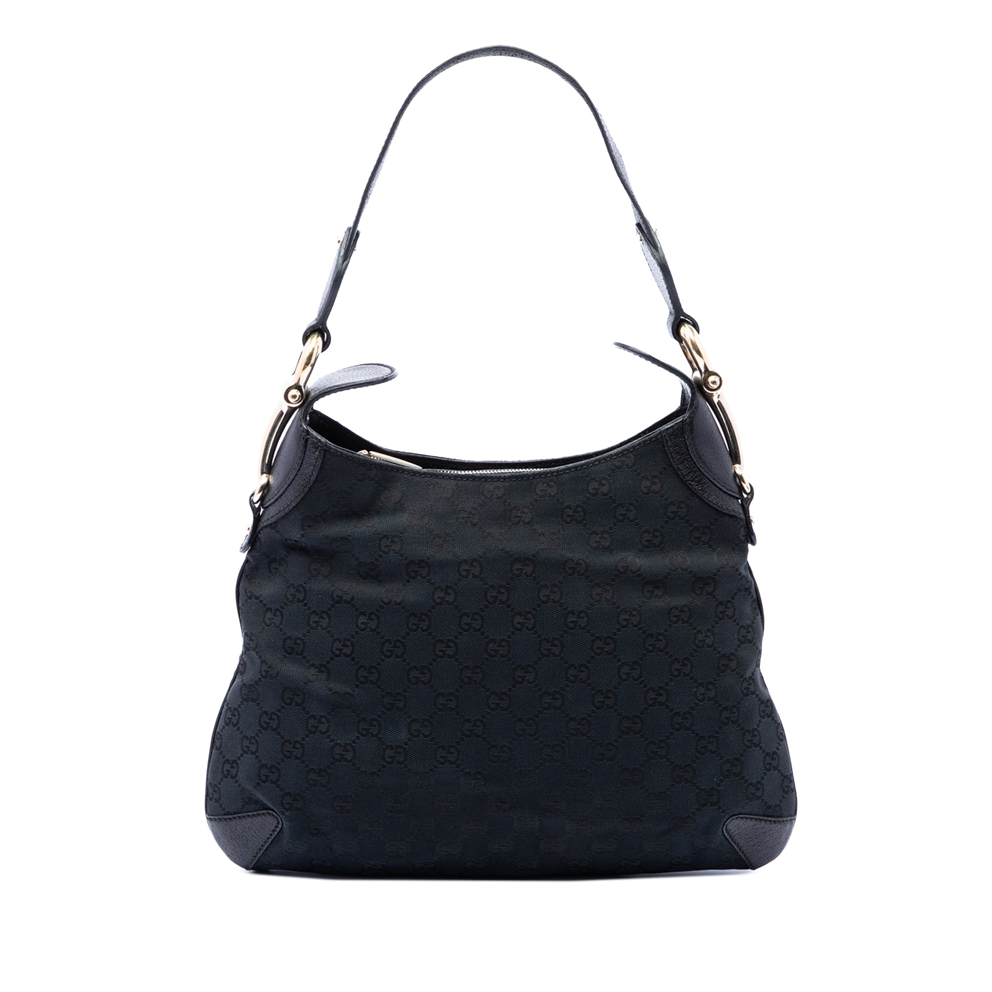 GG Canvas Horsebit Creole Hobo - Image 1