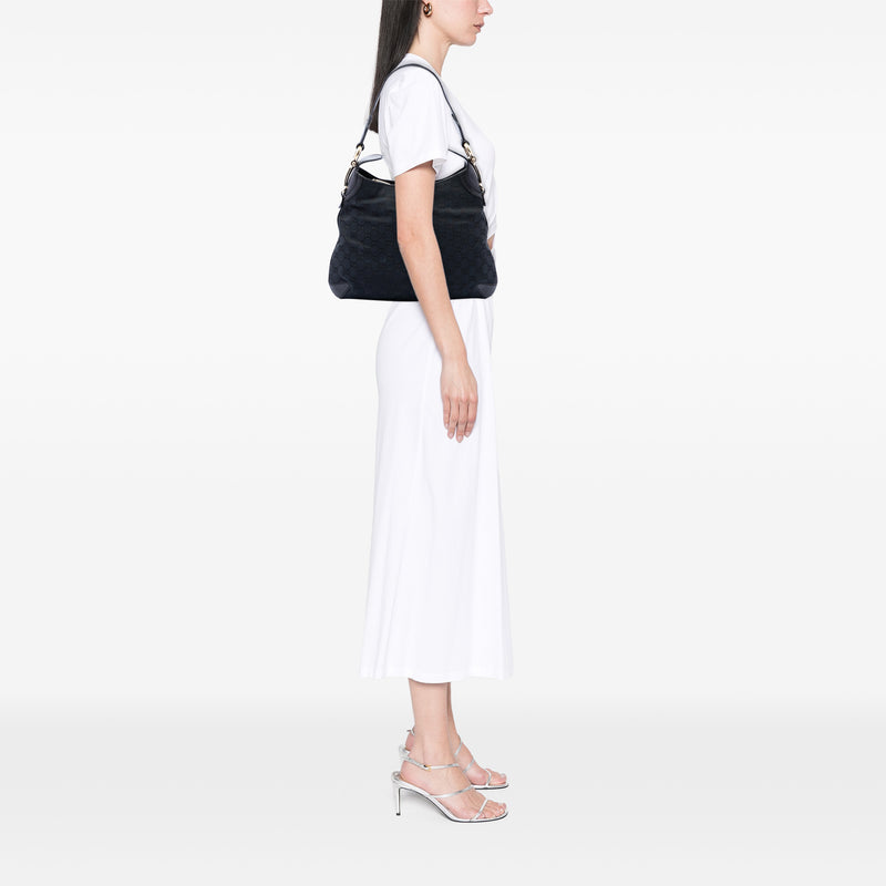 GG Canvas Horsebit Creole Hobo - Image 6