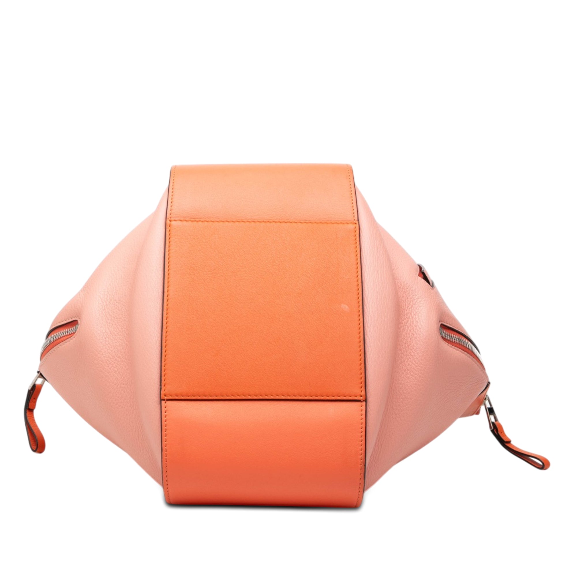 Small Tricolor Soft Grained Calfskin Hammock Bag - Image 3