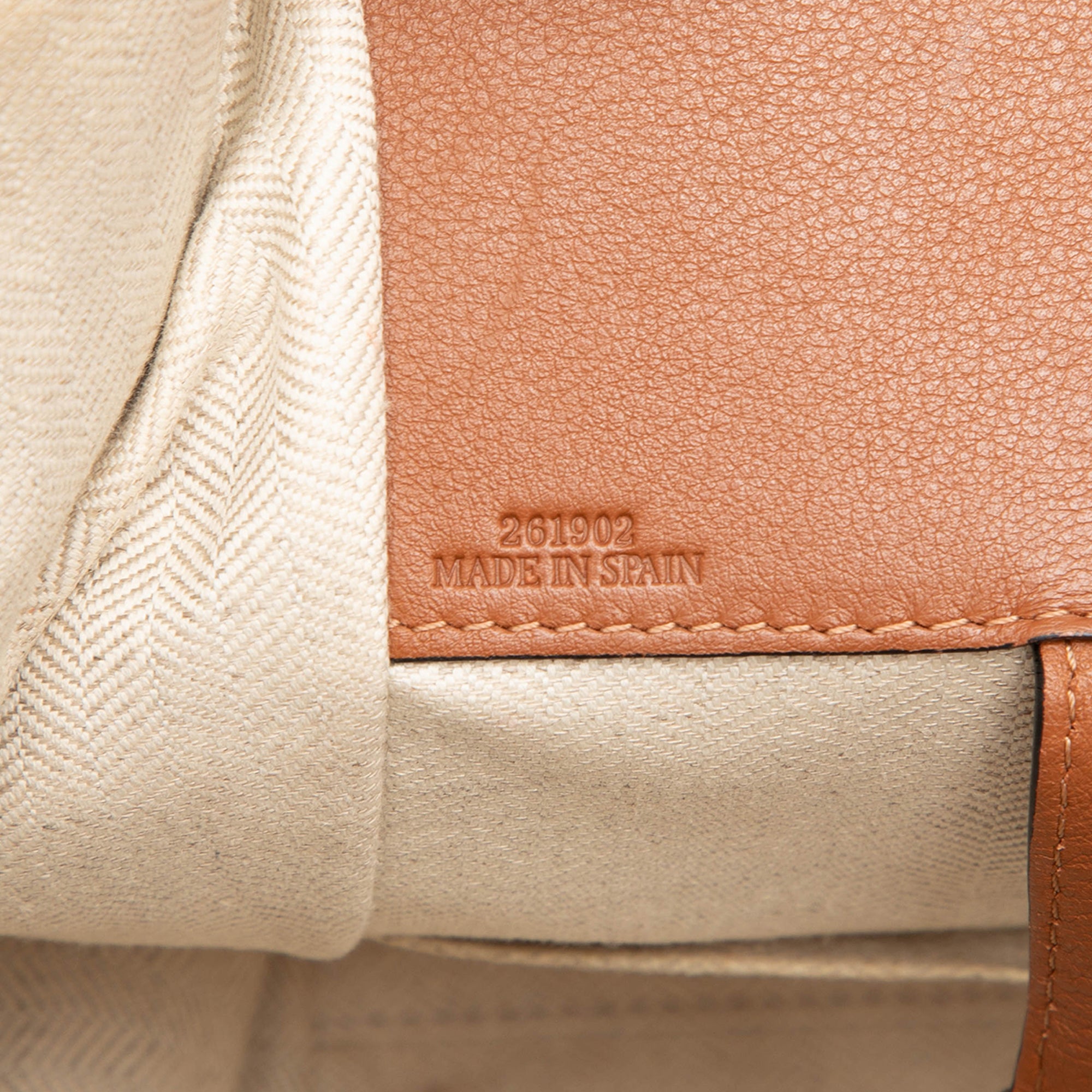 Small Tricolor Soft Grained Calfskin Hammock Bag - Image 5