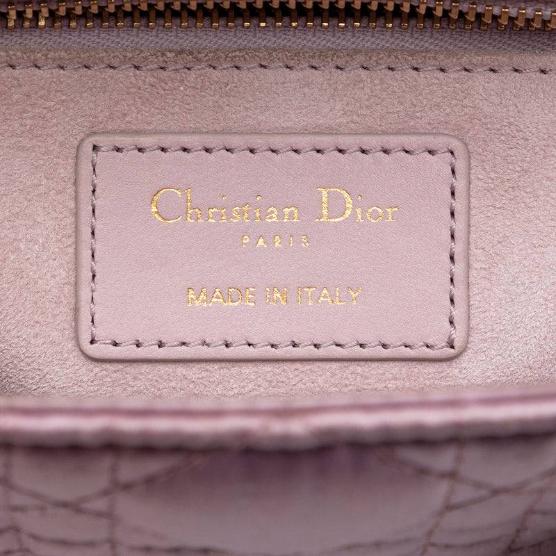 Small Satin Cannage Swarovski Lady Dior - Image 5