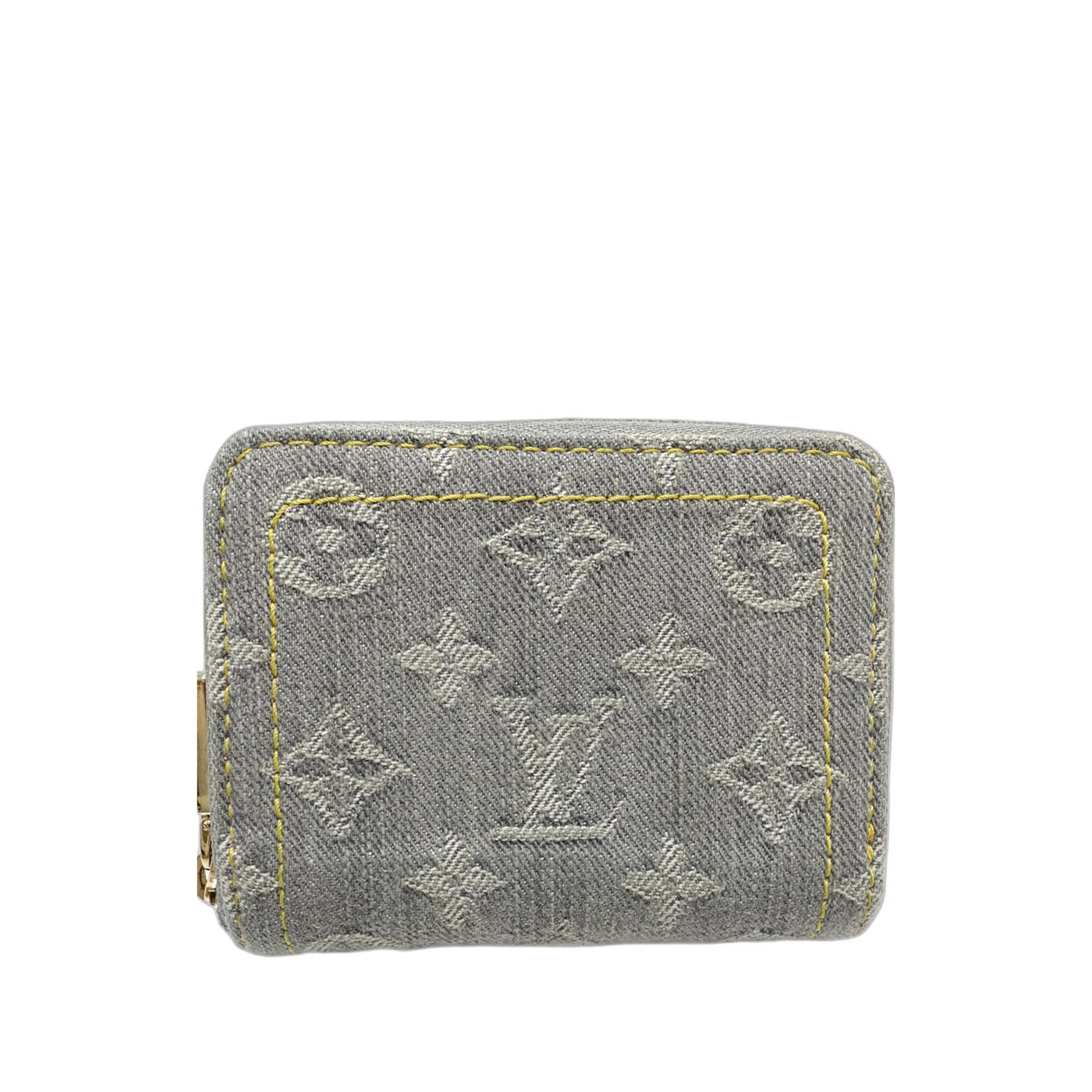 Monogram Denim Zippy Coin Purse - Image 1