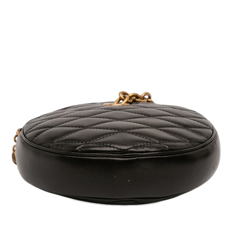 Quilted Le Maillon Round Tassel Chain Crossbody - Image 3