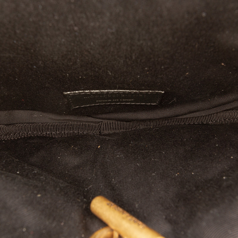 Quilted Le Maillon Round Tassel Chain Crossbody - Image 5