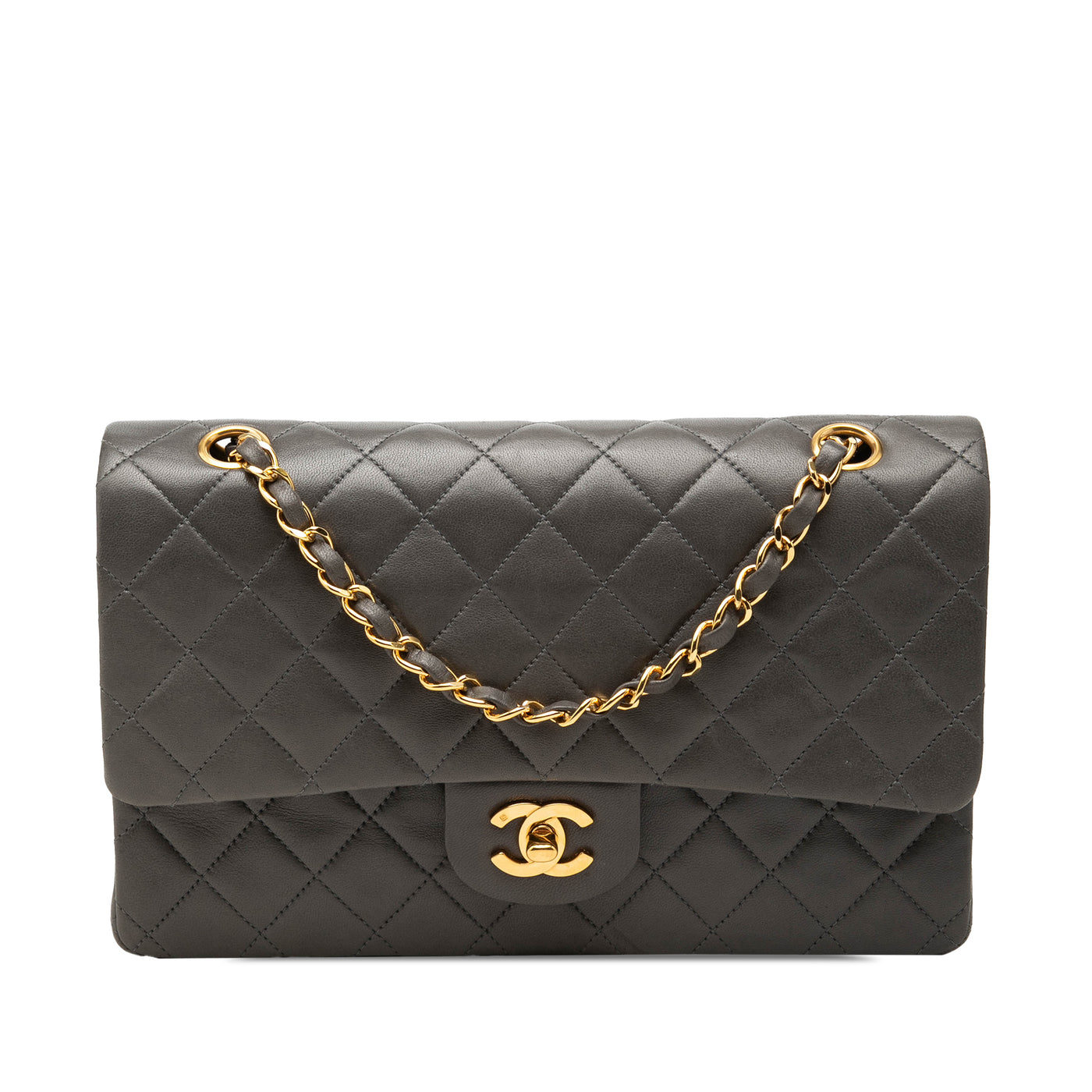Medium Classic Lambskin Double Flap - Image 1