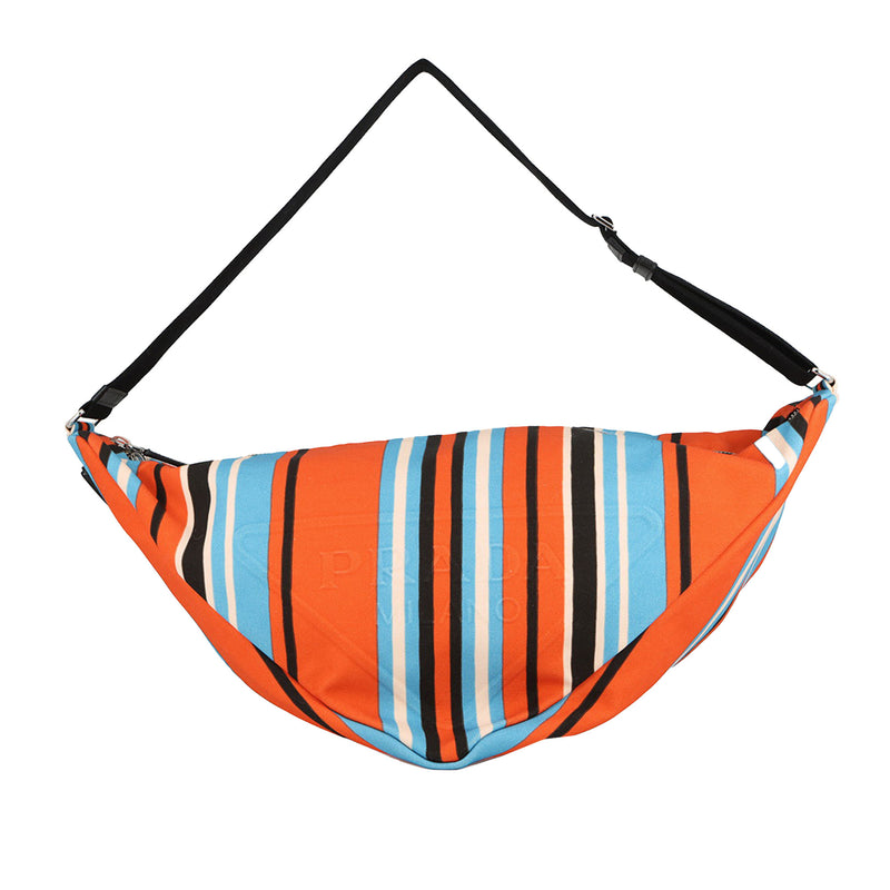 Canvas Canapa Baiadera Triangle Logo Shoulder Bag