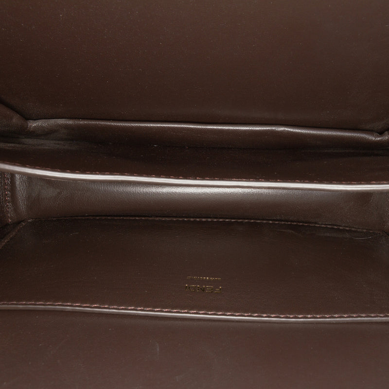 Calfskin Vitello King Nubuck Pequin Karligraphy Pocket Shoulder Bag - Image 4
