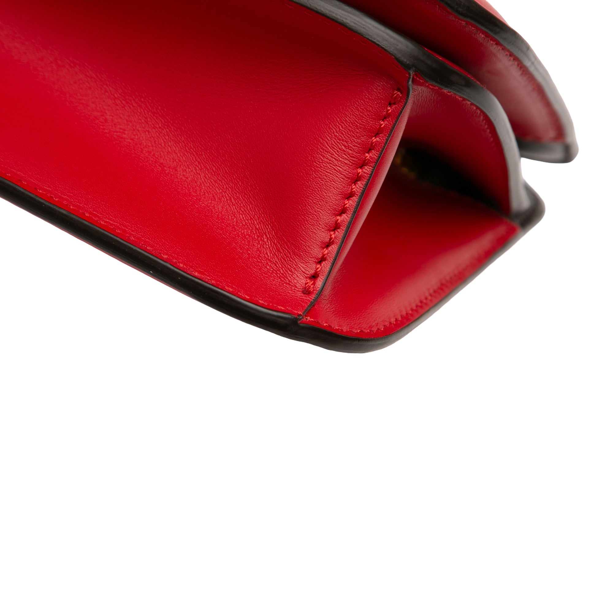 Calfskin Vitello King Nubuck Pequin Karligraphy Pocket Shoulder Bag - Image 9
