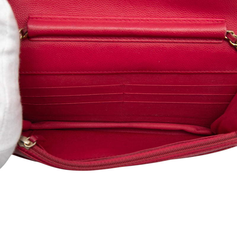 Quilted Caviar Boy Wallet on Chain - Image 4