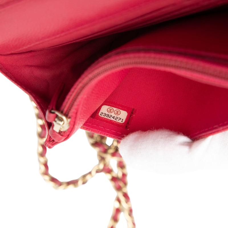 Quilted Caviar Boy Wallet on Chain - Image 6