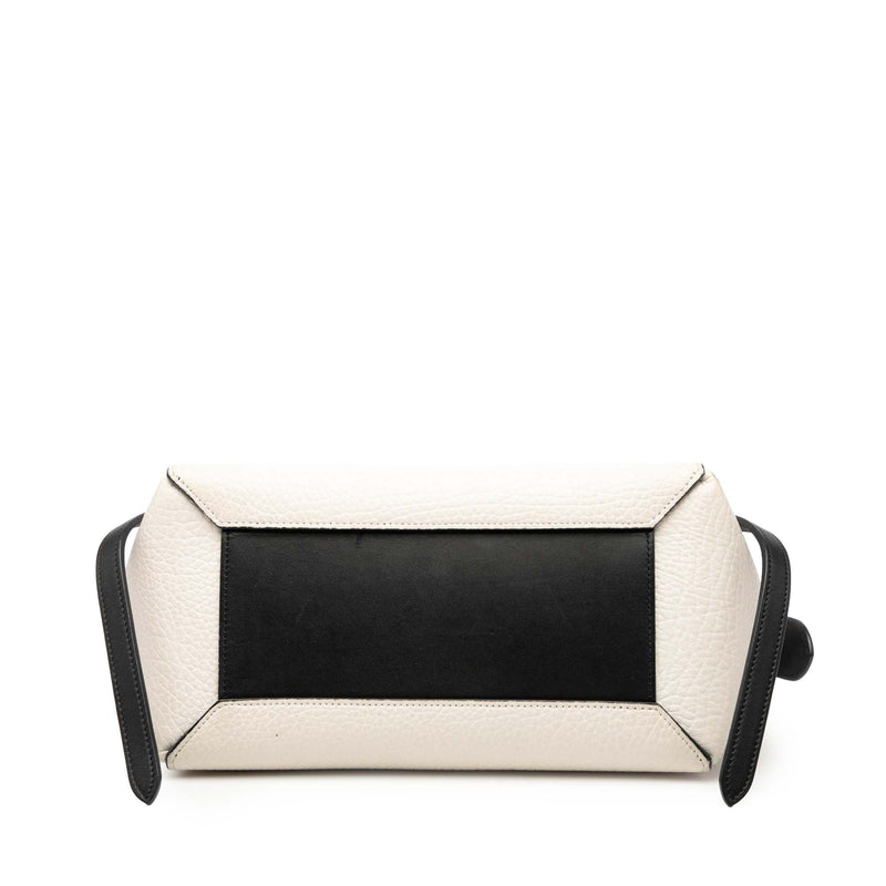 Micro Bicolor Leather Belt Satchel - Image 3