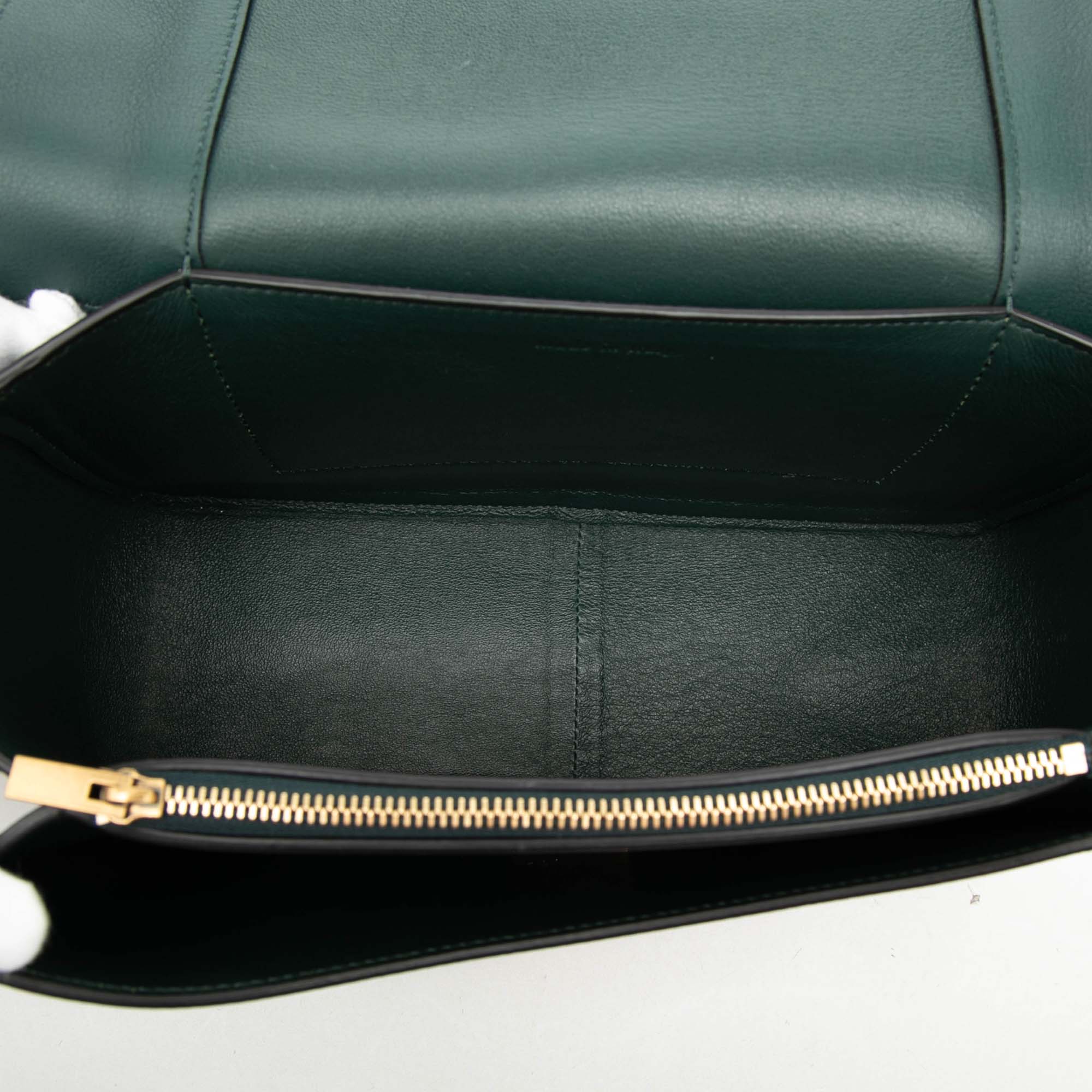 Medium Shiny Smooth Calfskin Frame Shoulder Bag - Image 4