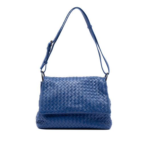 Nappa Intrecciato Flap Shoulder Bag - Image 1