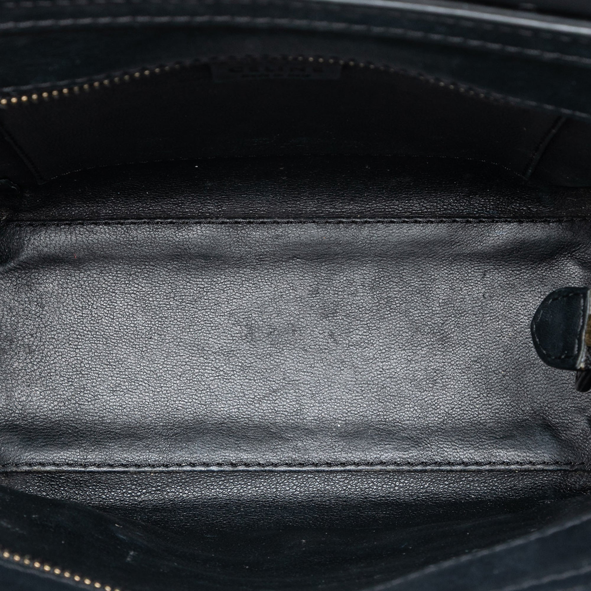 Nano Tricolor Calfskin and Suede Luggage Tote - Image 4