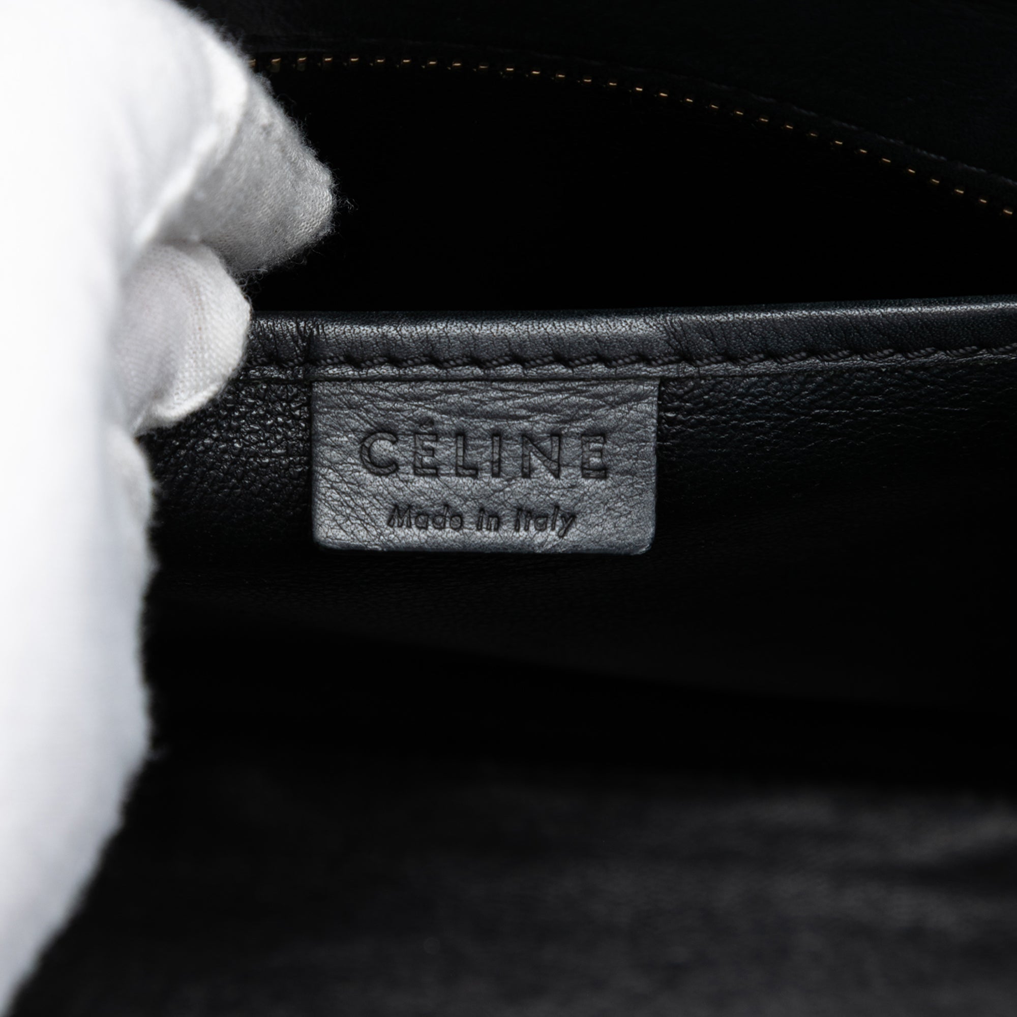 Nano Tricolor Calfskin and Suede Luggage Tote - Image 5