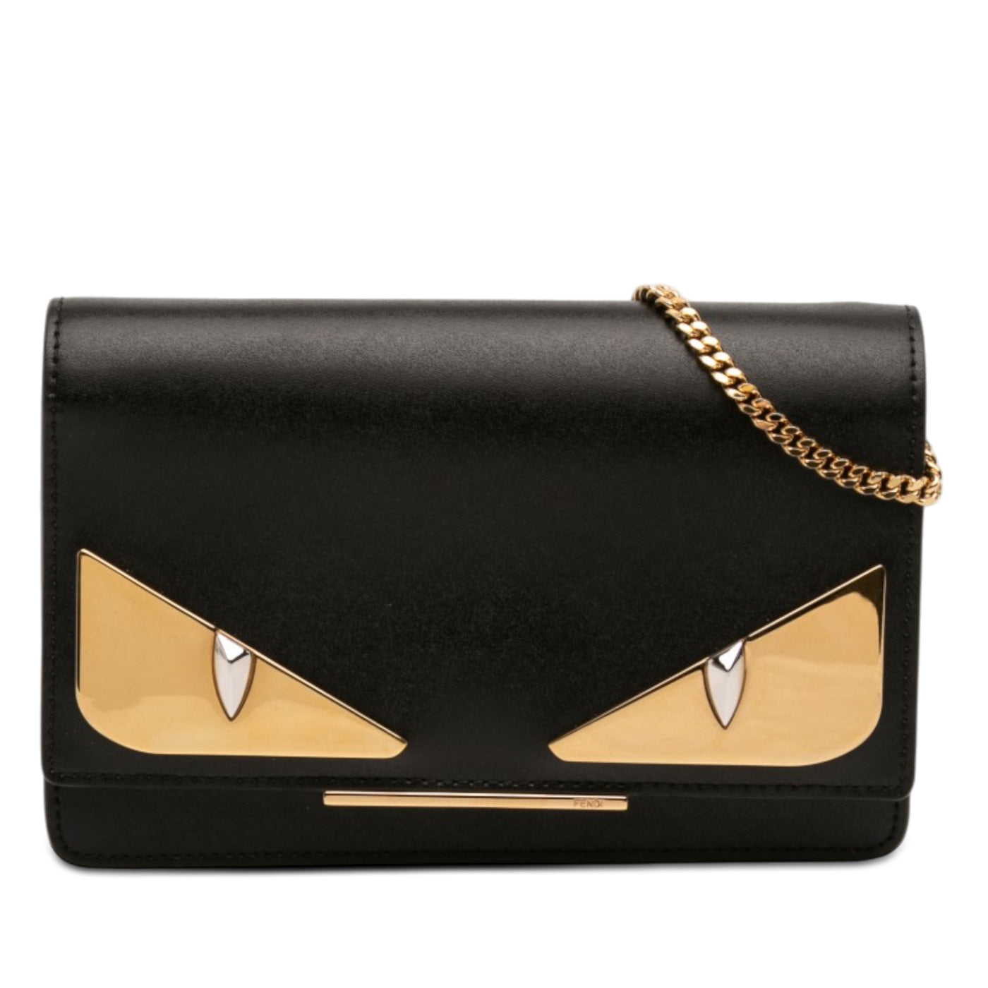 Leather Eye Monster Tube Wallet On Chain - Image 1