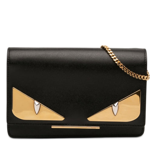 Leather Eye Monster Tube Wallet On Chain - Image 1