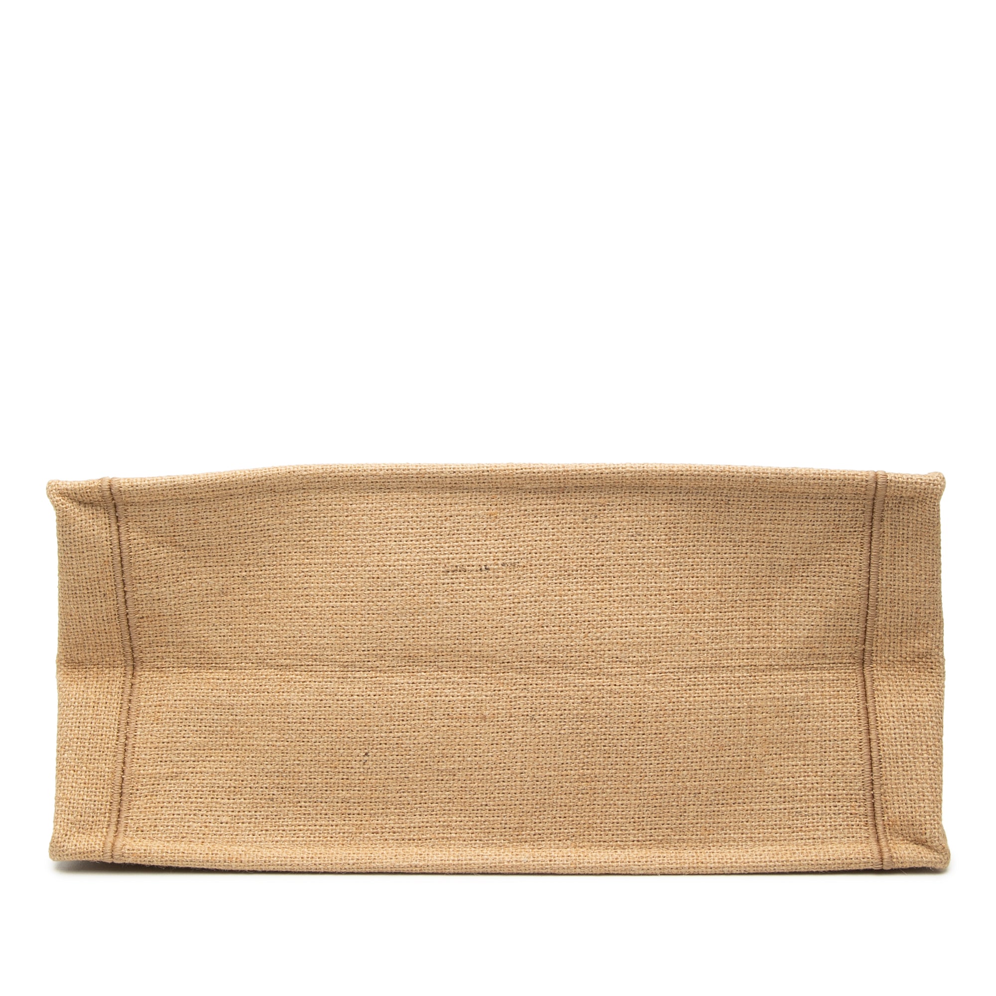 Medium Jute Embroidered Book Tote - Image 3