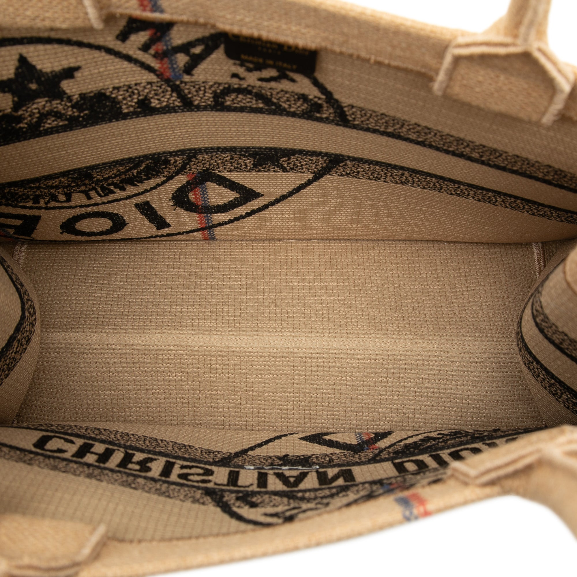 Medium Jute Embroidered Book Tote - Image 4