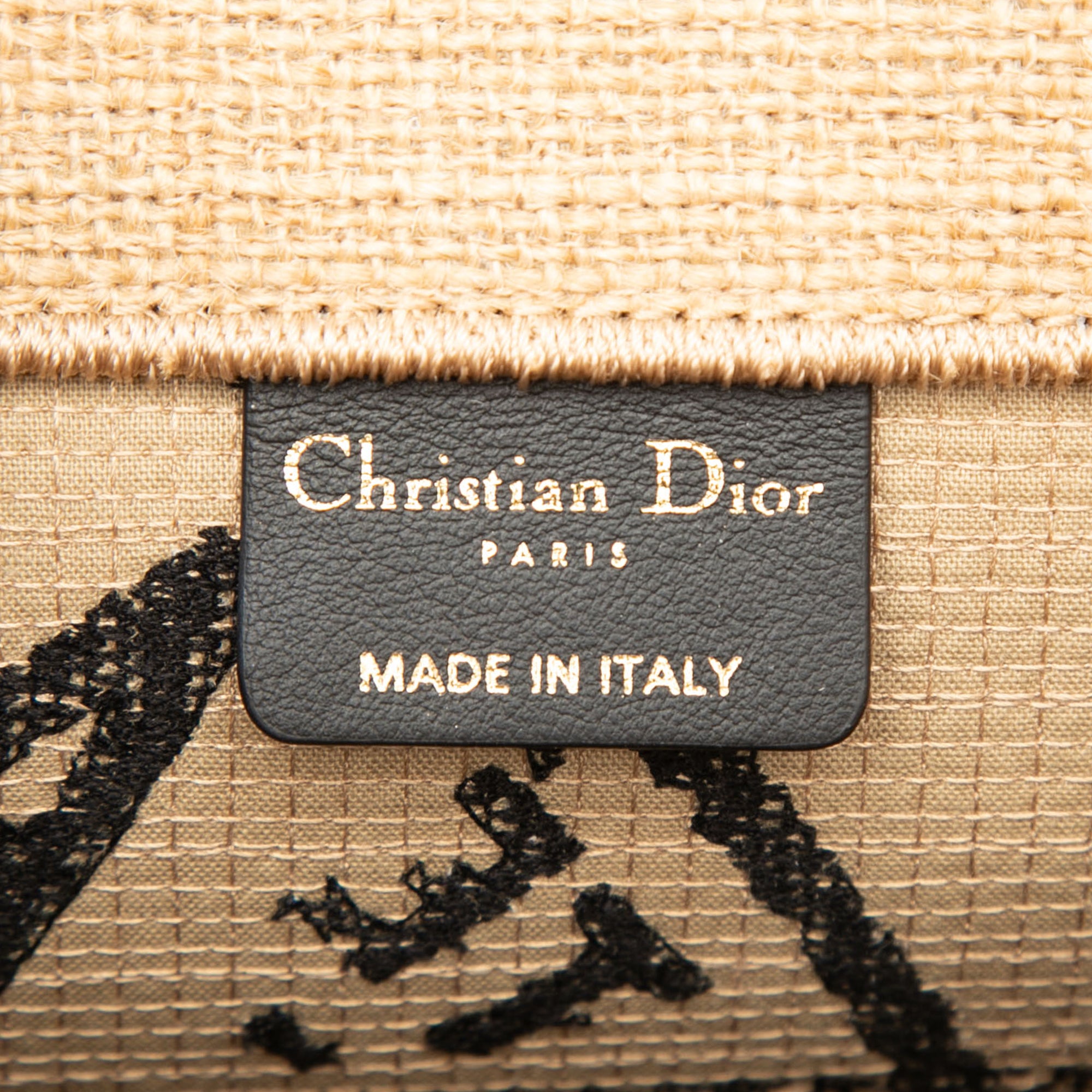 Medium Jute Embroidered Book Tote - Image 5
